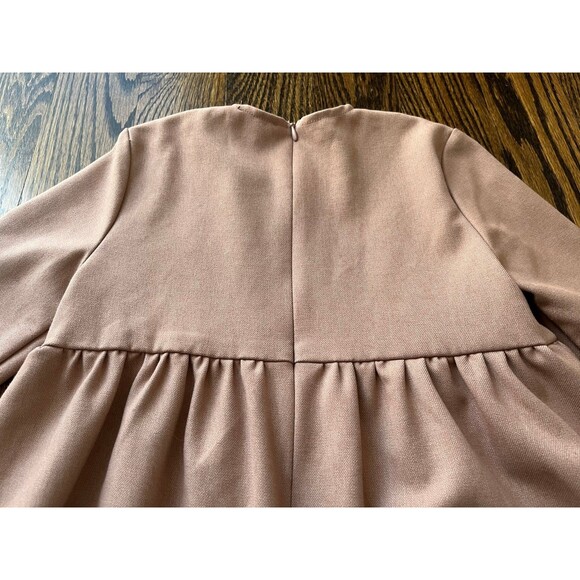 Space Grey Flower Embroidery Dress (Size 6) - Picture 6 of 6